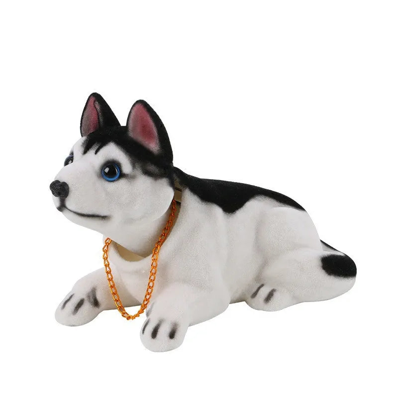 Cute Bobblehead Dog Car Dashboard Ornament ⭐