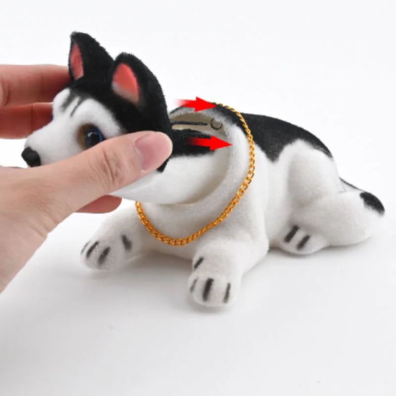 Cute Bobblehead Dog Car Dashboard Ornament ⭐