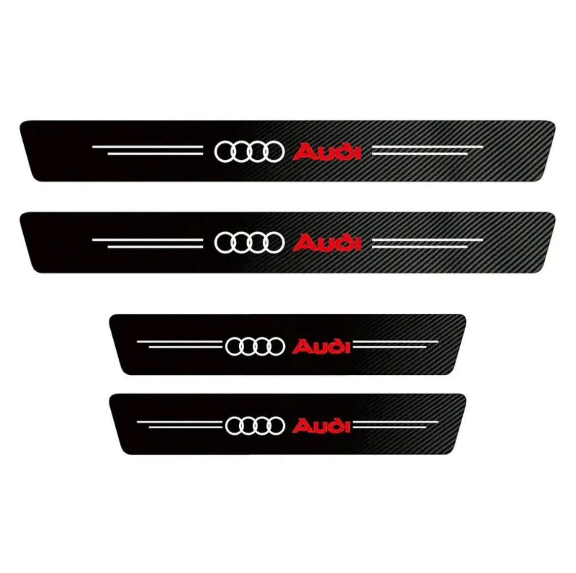 Premium Carbon Fiber Door Sill Guards for Audi A-Series & Q-Series