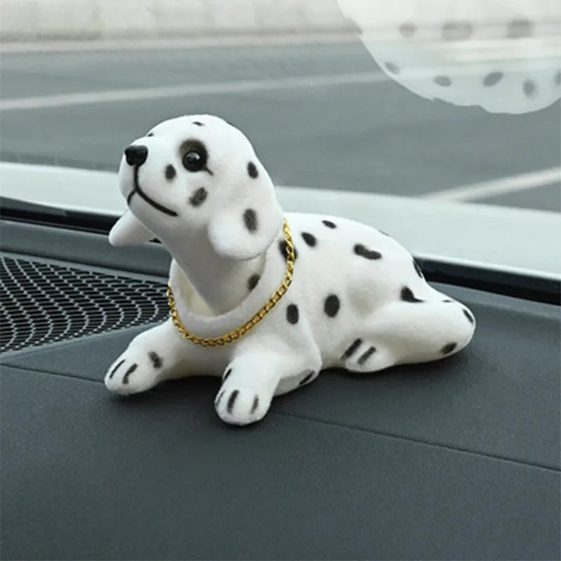 Cute Bobblehead Dog Car Dashboard Ornament ⭐