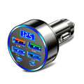 6-in-1 Fast Car Charger with Dual USB-C & Digital Display ⭐
