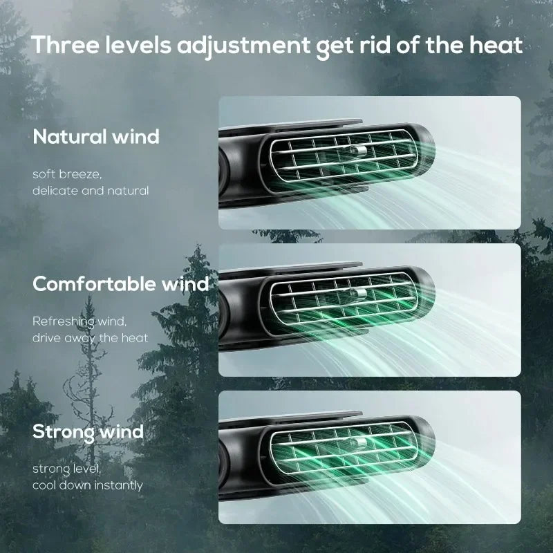 Rechargeable Car Seat Cooling Fan ⭐