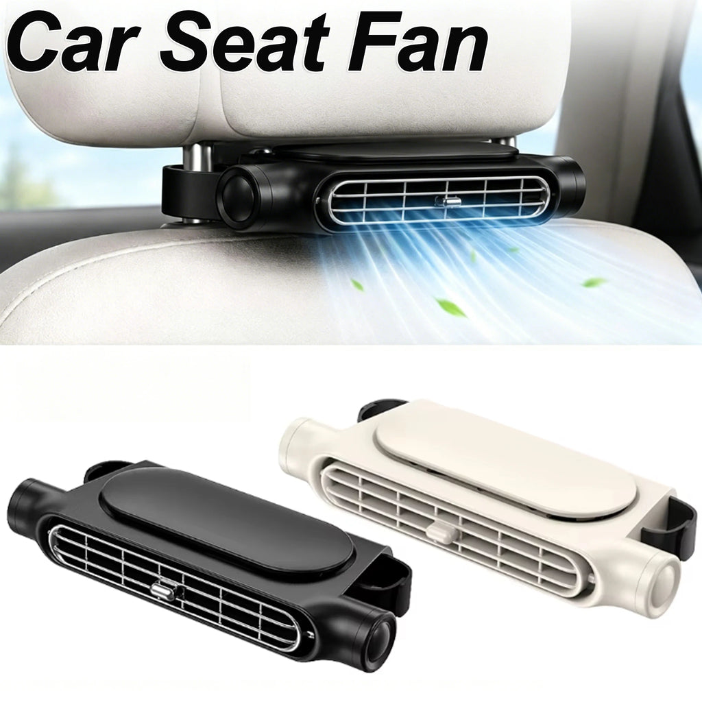 Rechargeable Car Seat Cooling Fan ⭐