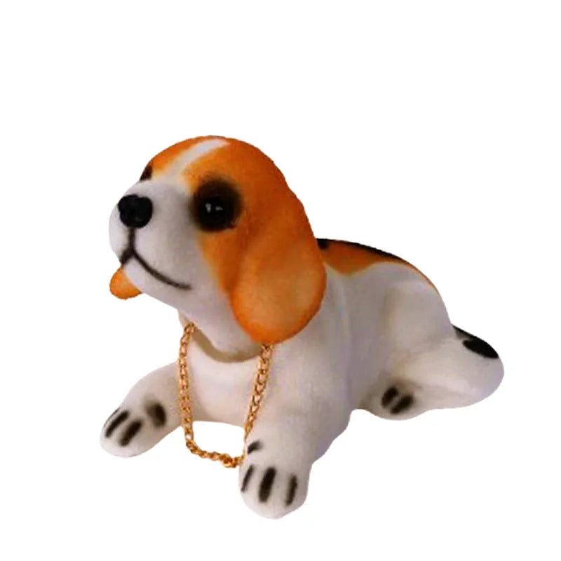 Cute Bobblehead Dog Car Dashboard Ornament ⭐