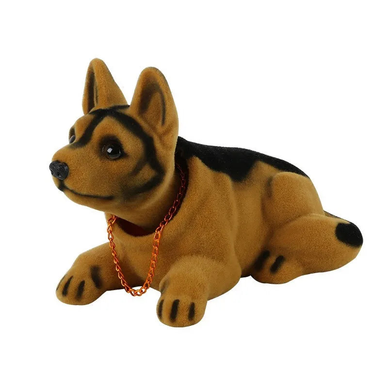Cute Bobblehead Dog Car Dashboard Ornament ⭐